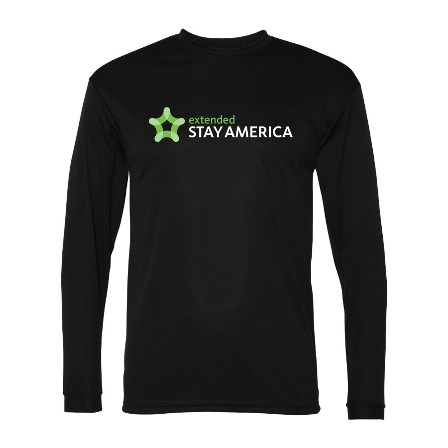 Men's  Extended Stay America  Polyester Long Sleeve T-Shirt